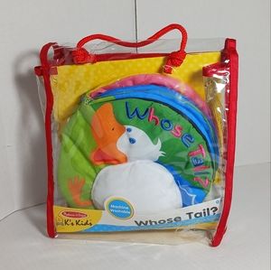 Melissa & Doug K's Kids Whose Tail? Cloth Book Baby Books